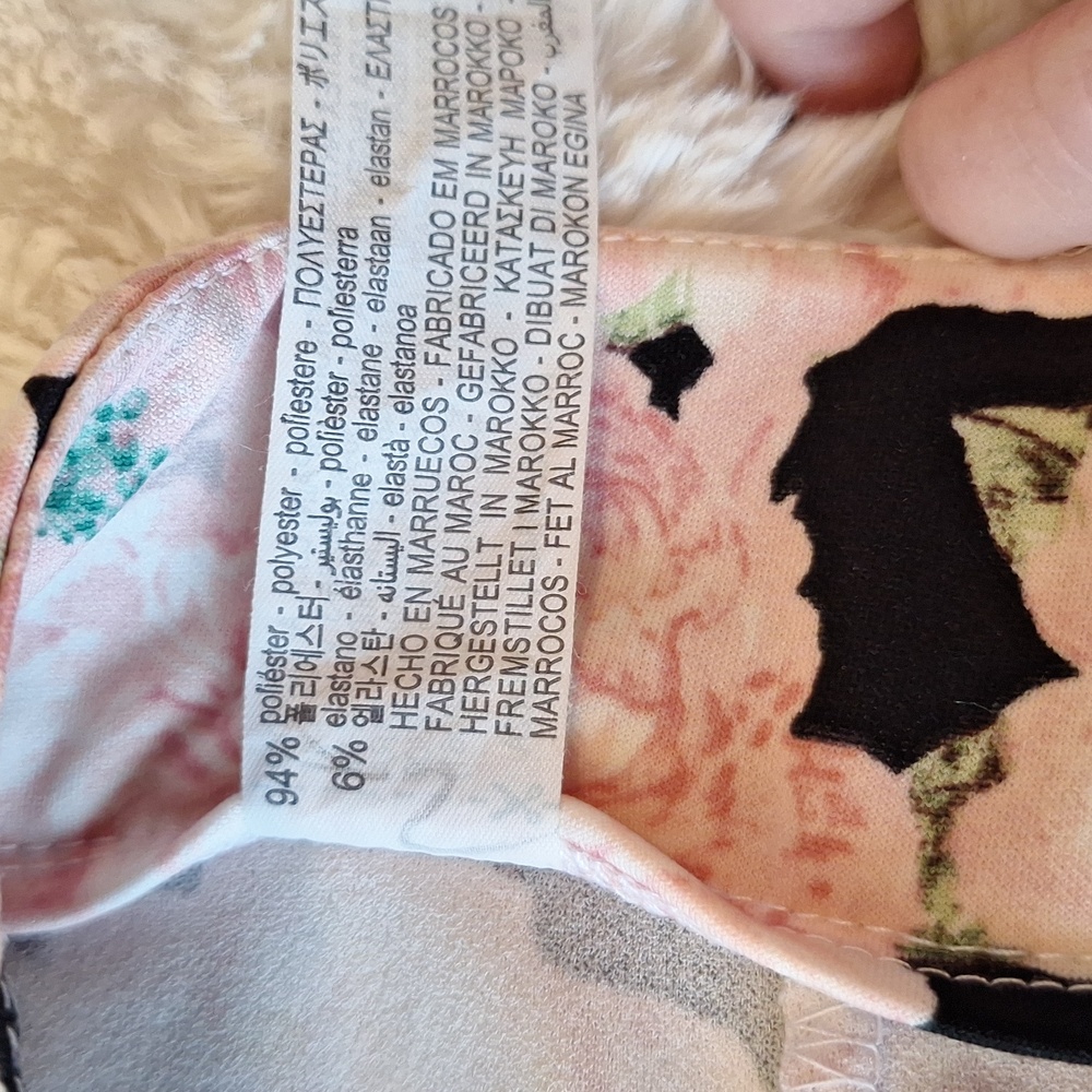 Zara Foral Pants Size XS - Picture 8 of 9